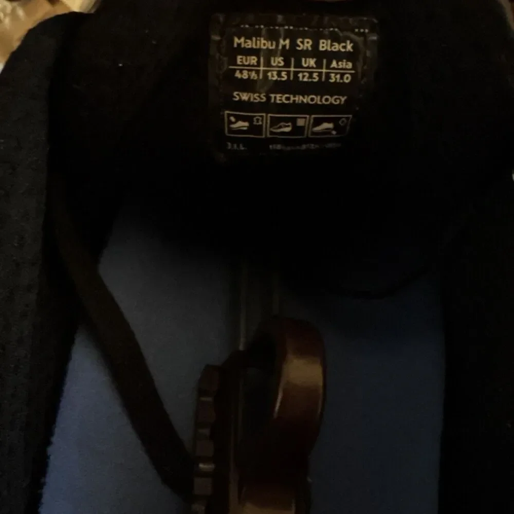 Joya Malibu M Sr Black Leather 118cas men's US Sz 13.5 *no Insoles